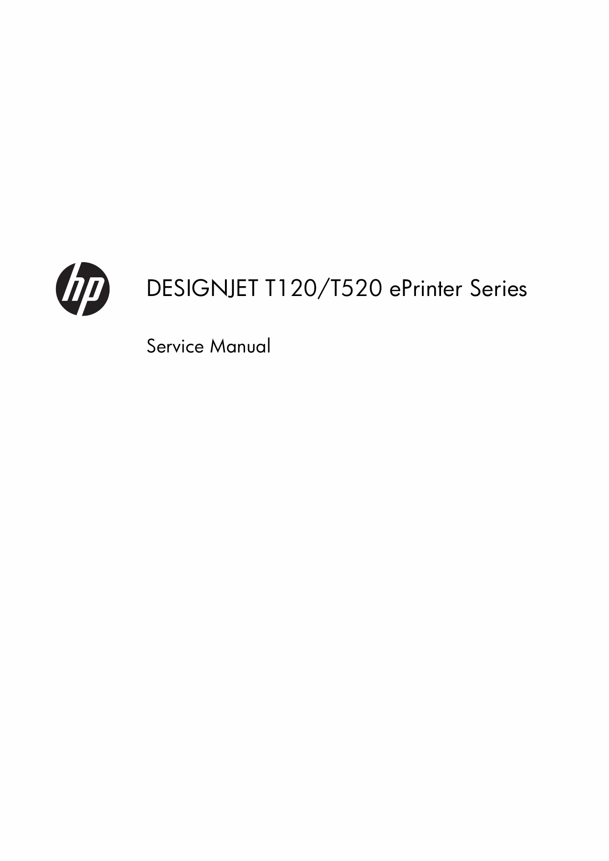 HP DesignJet T120 T520 Service Manual-1